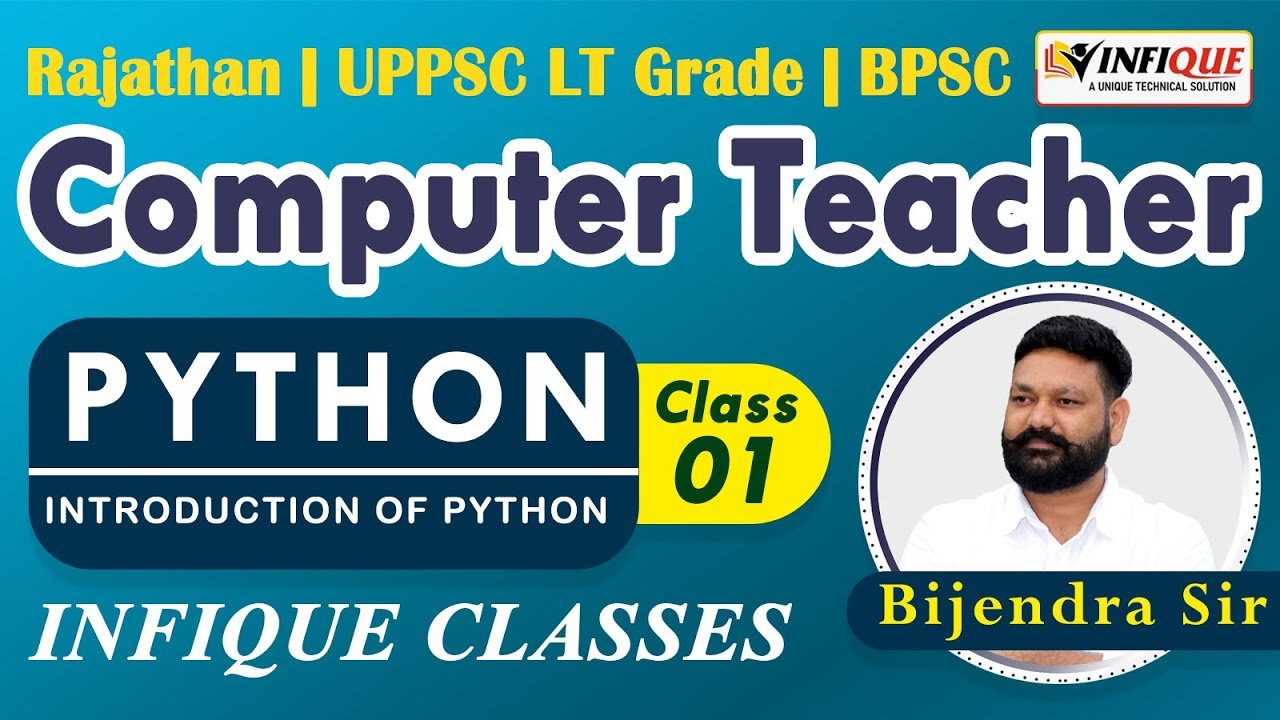 Computer Teacher 2025 Exam | UP LT Grade & Rajasthan Computer Instructor | Python & C Syllabus