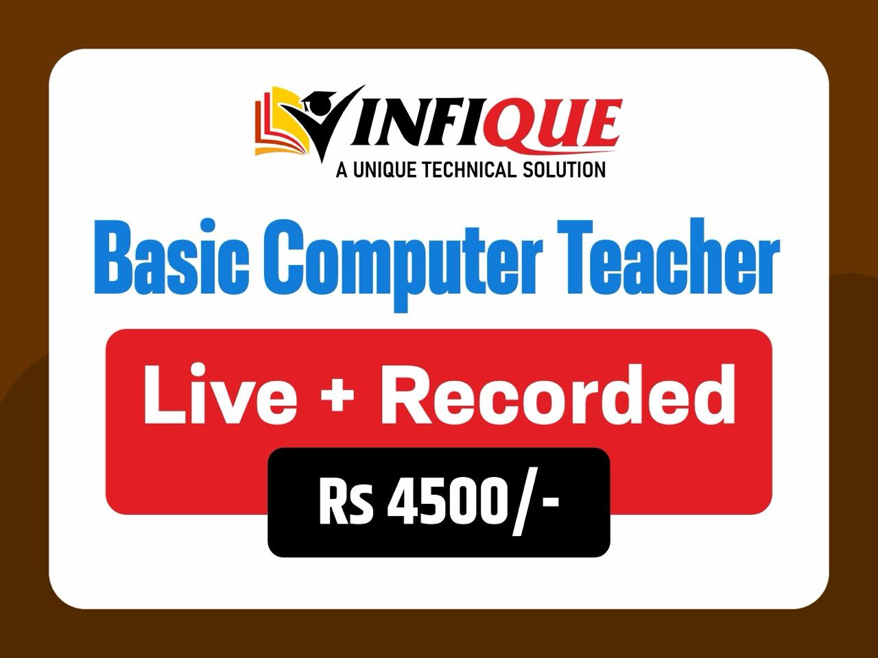 Basic Computer Teacher Live Course